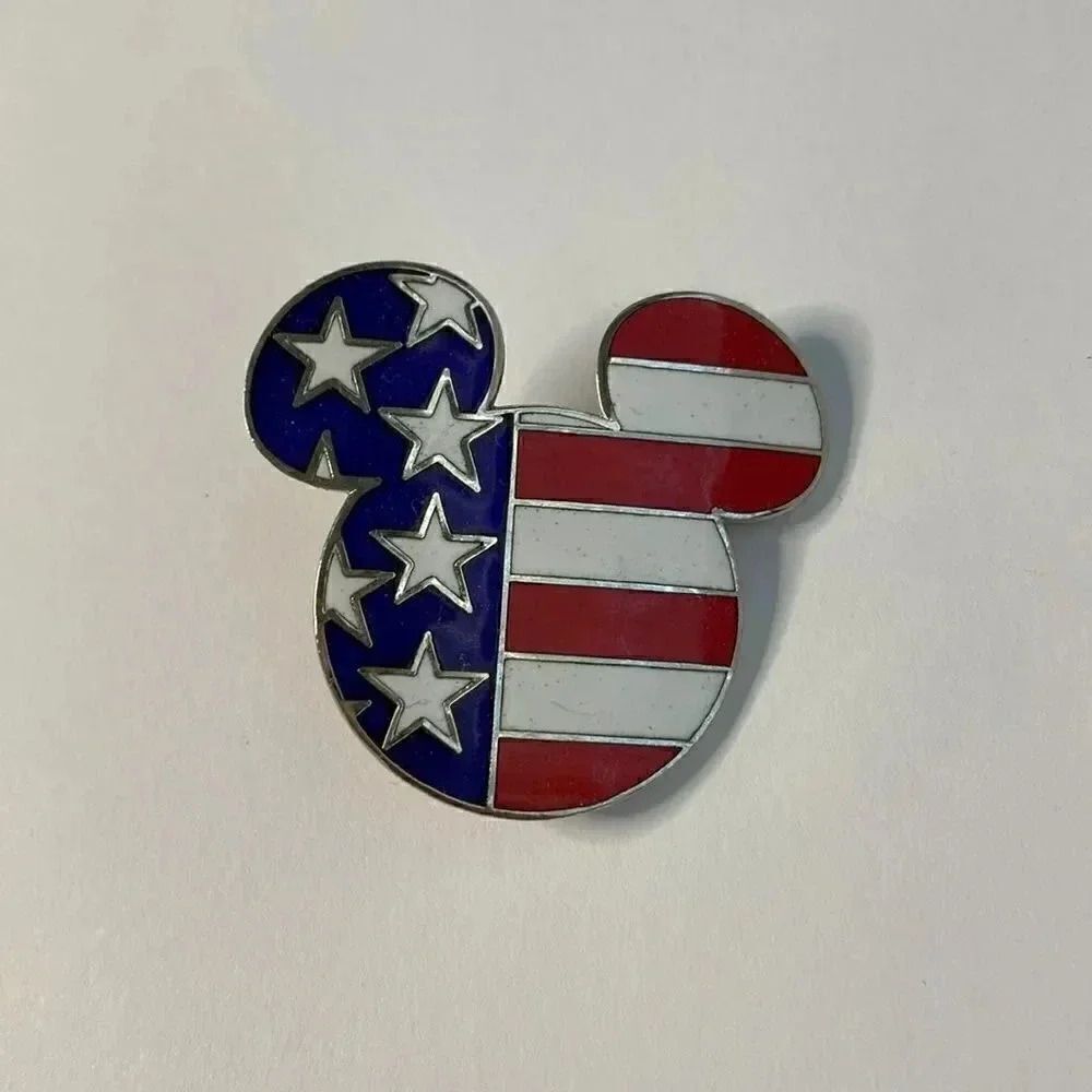 Disney Patriotic Mickey Mouse Pin - Picture 1 of 4